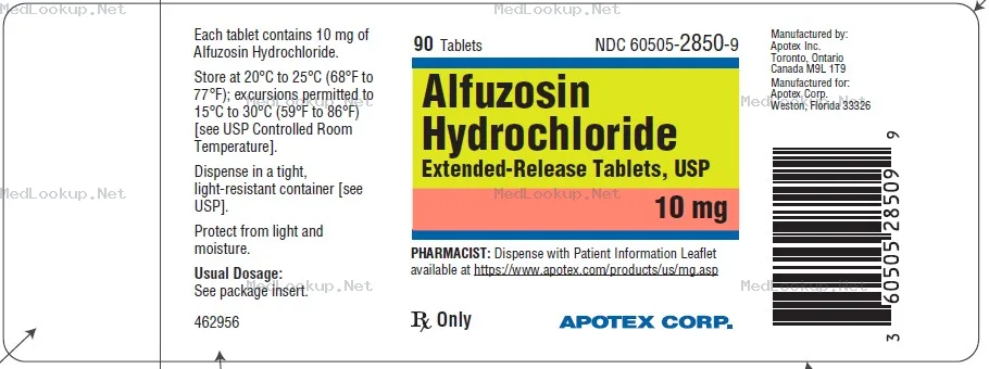 Alfuzosin - [Apotex Corp.]