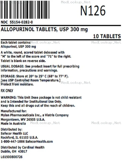 Allopurinol Tablet [Cardinal Health 107, Llc]