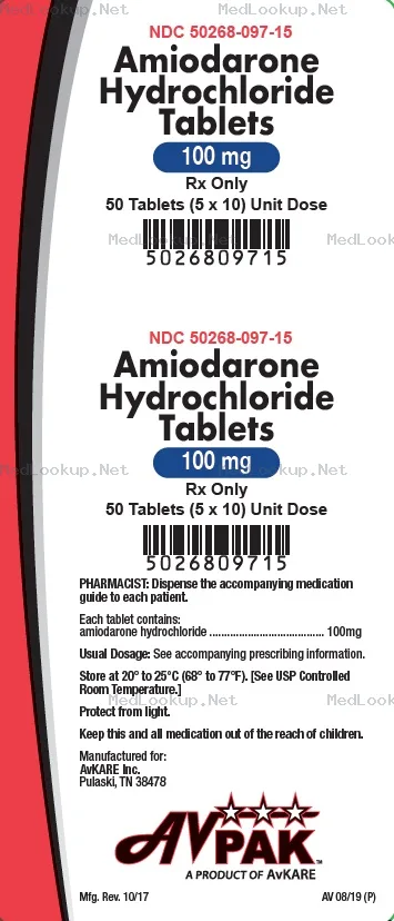 Amiodarone Hydrochloride Tablet [Avpak]