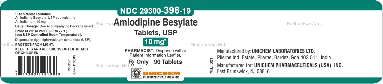 Amlodipine Besylate Tablet [Redpharm Drug]