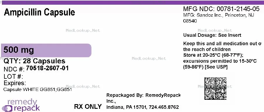 Ampicillin Capsule [Remedyrepack Inc.]