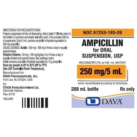 Ampicillin (Oral, USA)