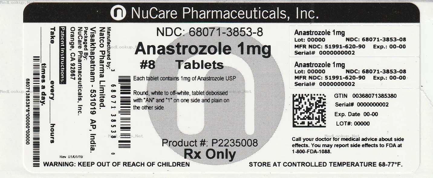 Anastrozole Tablet [Nucare Pharmaceuticals, Inc.]