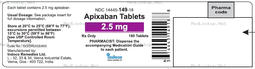 Apixaban Tablet, Film Coated