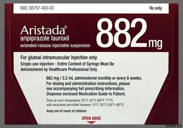 Aristada Injection, Suspension, Extended Release