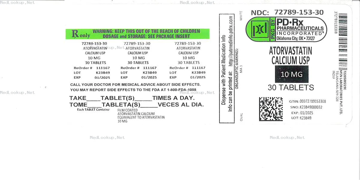 Atorvastatin Calcium Tablet, Film Coated [Pd-Rx Pharmaceuticals, Inc.]