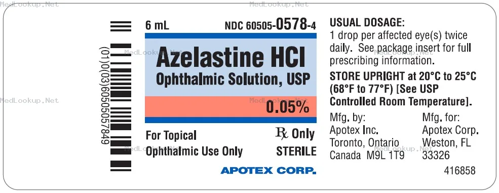 Azelastine hydrochloride Solution/ Drops