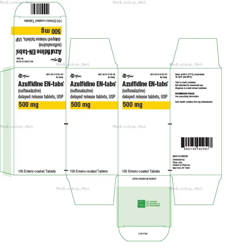 Azulfidine en-tabs Tablet, Delayed Release