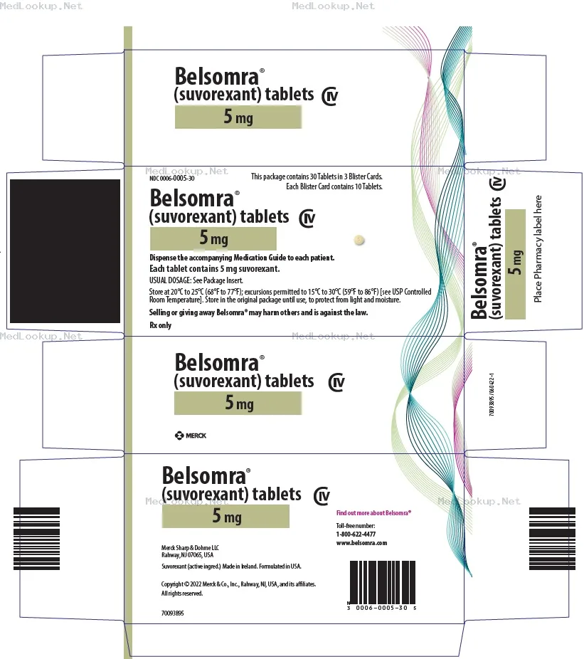 Belsomra Tablet, Film Coated