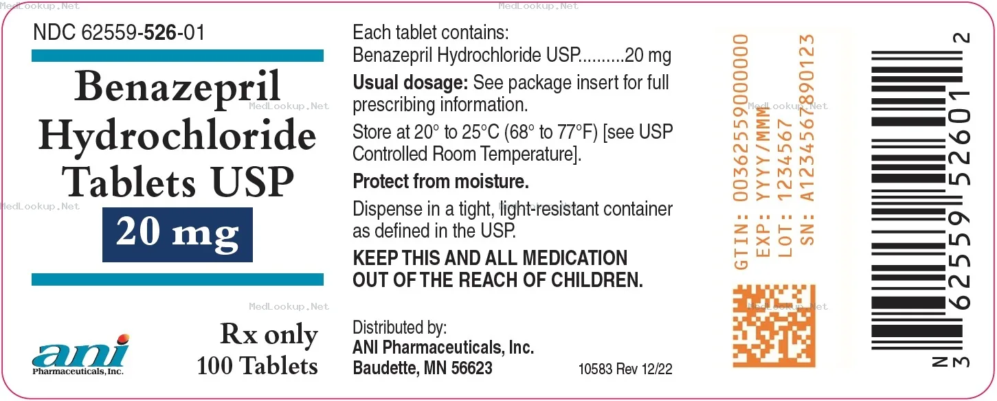 Benazepril hydrochloride Tablet