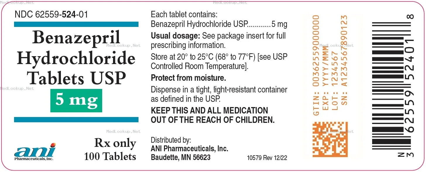 Benazepril hydrochloride Tablet
