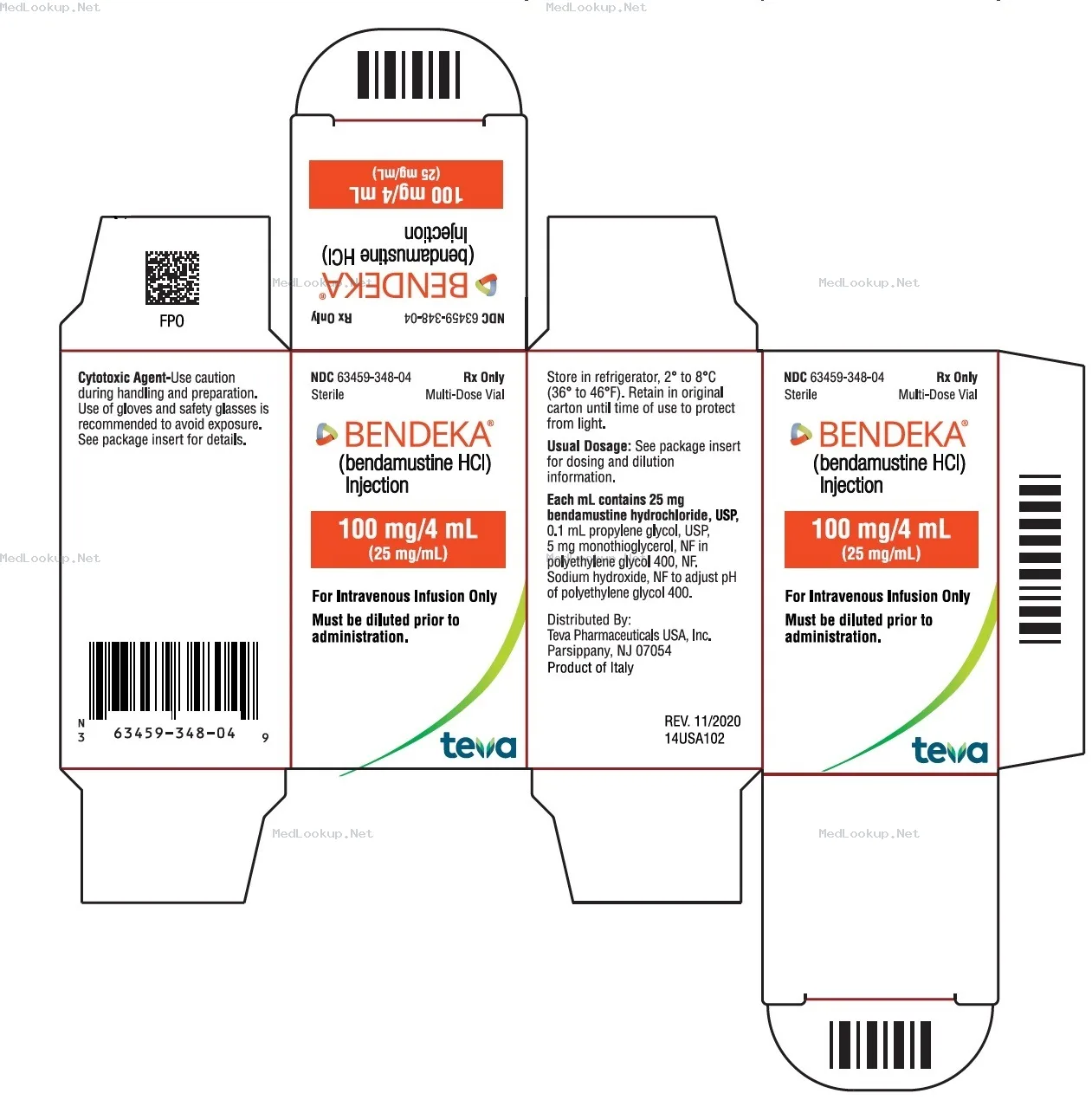 Bendeka Injection, Solution