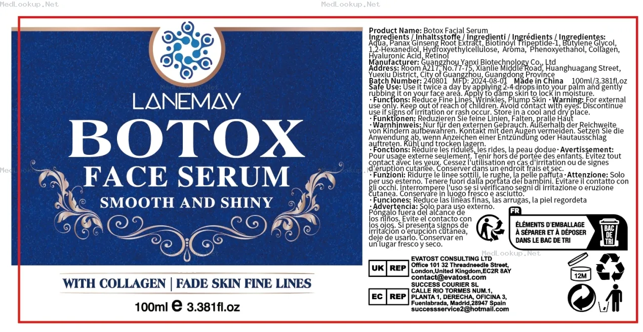 Botox facial serum liquid Liquid