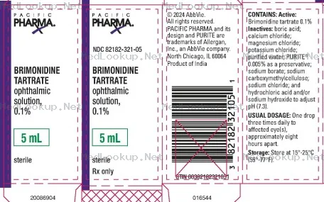Brimonidine tartrate Solution/ Drops