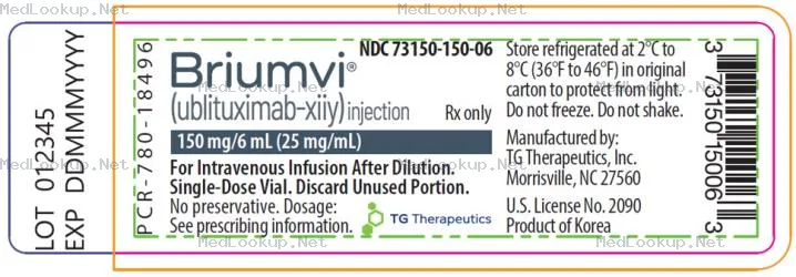 Briumvi Injection, Solution, Concentrate