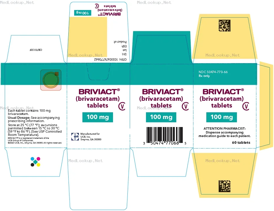 Briviact Tablet, Film Coated