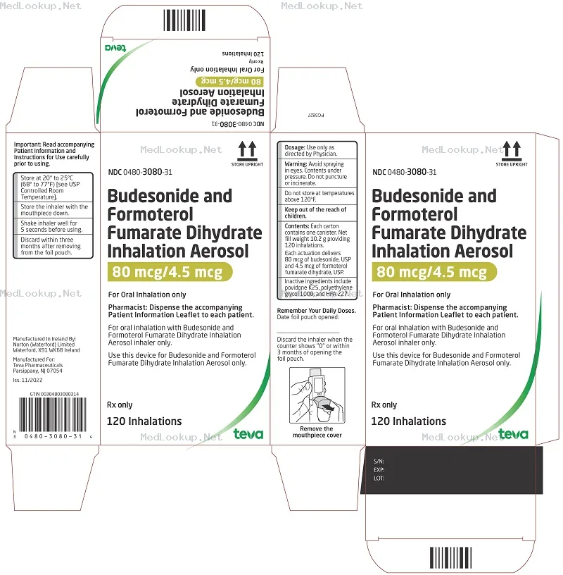 Budesonide and formoterol fumarate dihydrate aerosol, metered Aerosol, Metered