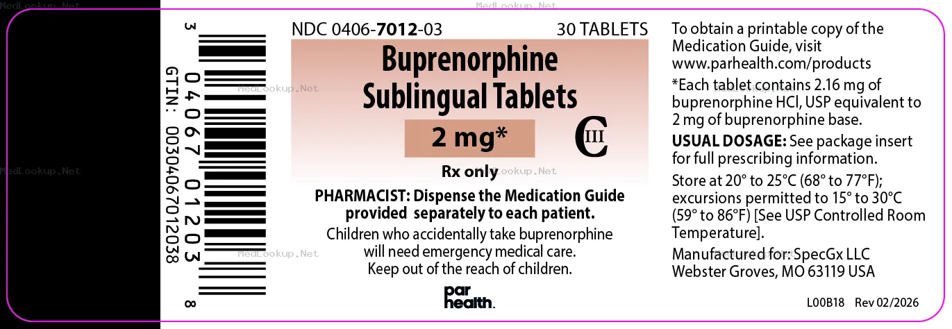 Buprenorphine hcl Tablet