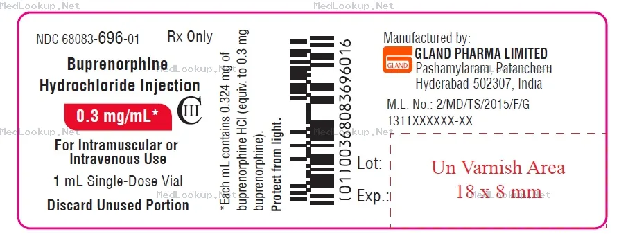 Buprenorphine hydrochloride Injection