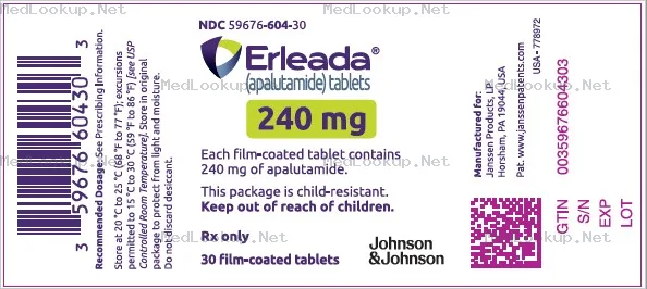 Erleada (Apalutamide) Tablet, Film Coated [Janssen Products, Lp]