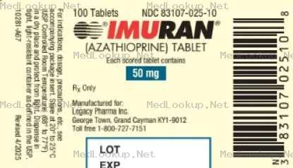 Imuran (Azathioprine) Tablet