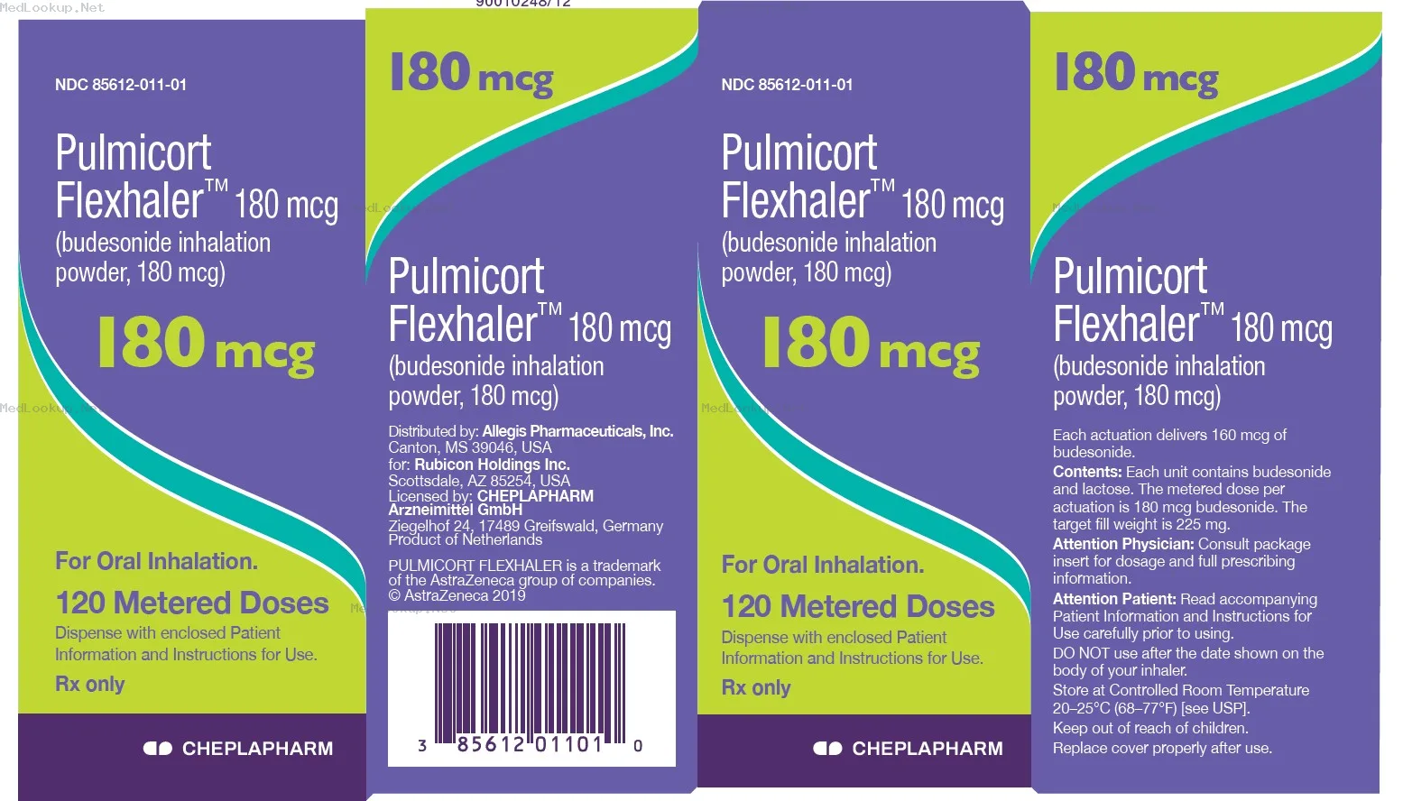 Pulmicort flexhaler aerosol, Aerosol, Powder